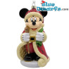 Mickey en Père Noël – Mickey et ses Amis – Décoration de Noël Disney en Verre pour le Sapin – 18 x 9,5 cm
