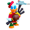 Donald Duck come uno scozzese con una cornamusa - Statuina Disney - Bullyland - 6,5 cm