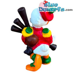 Donald Duck como un escocés con una gaita - Figura Disney - Bullyland - 6,5 cm