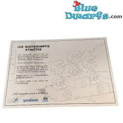 Het Smurfenpodium – De Frankrijk 2024 Olympische Spelen Atleten-Smurfen – Zédibulle Éditions – 26 cm