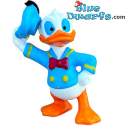 Donald Duck in a Sailor Outfit lifting his hat - Disney Figurine - Bullyland - 5,5 cm