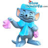 Bianca wearing a Light Blue Outfit and a pink bag and handkerchief - The Rescuers - Disney Figurine - Bullyland - 5,5 cm