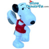 Peanuts/ Snoopy Schleich lanceur de disque figurine (+/- 6cm)