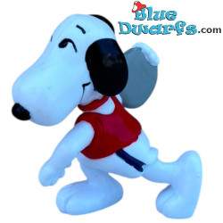 Peanuts/ Snoopy Schleich lanzador de discos (+/- 6cm)