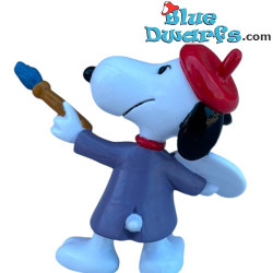 Snoopy/ Peanuts - Painter - Schleich figurine (+/- 6cm)