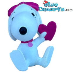 Belle met hart - Peanuts - Snoopy Beeldje - 22030