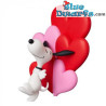 Snoopy In love with hearts on his back - Snoopy Figurine - Medicom - Series 18 - Peanuts - 12 cm