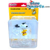 Snoopy avec Pull Jaune à Rayure Rouge - Figurine Snoopy - Medicom - Série 18 - Peanuts - 8 cm