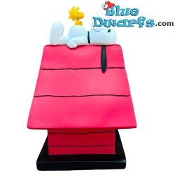 Snoopy y Woodstock sobre la Caseta Roja – Calendario Perpetuo – Grupo Erik – Peanuts – 9,5 x 11 x 15,5 cm