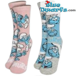 Set de 5 Pares de Calcetines de los Pitufos – Calcetines Largos – Varios Colores – 38/43