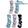 Set of 5 Pairs of Smurf Socks - Long Smurfs Socks - Different Colours - 38/43