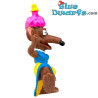 Rizzo la Rata Bailando con Vestido Bicolor y Sombrero Rosa – The Muppet Show – Miniland – 5,5 cm