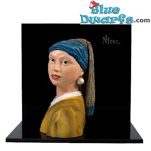 Réplica de estatua coleccionable 3D La joven de la perla – Colección Johannes Vermeer – Parastone – 11,5 cm