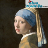 Replica di statua da collezione 3D La ragazza con l'orecchino di perla – Collezione Johannes Vermeer – Parastone – 11,5 cm