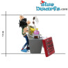 Gaston Lagaffe al lavoro nel suo laboratorio –  Il Piccolo Chimico – Statuina da Collezione – Pixi: 2026 - 6656 - 7,5 cm