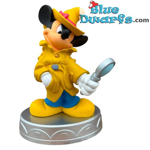 Mickey Mouse als Detective – Disney Beeldje op Voet – De Agostini – 14 cm