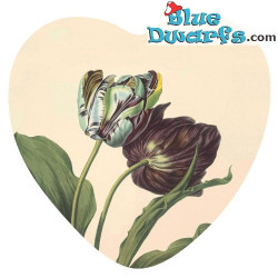 Tulip, Heart Shaped Paper Weight - Gerard van Spaendonck Art Collection - Parastone - 8 x 2 cm