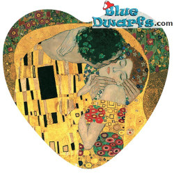 El Beso, pisapapeles en forma de corazón – Colección de Arte Gustav Klimt – Parastone – 8 x 2 cm