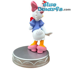 Daisy Duck mit Rosen – Disney-Figur auf Sockel – De Agostini – 12 cm