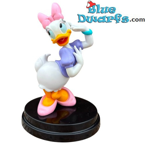 Verlegen Daisy Duck – Disney-beeldje op sokkel – De Agostini – 12 cm