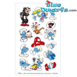 Rub-on stickers / Temporary tattoos – The Smurfs – 12 pieces