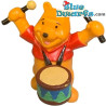 Winnie de Poeh met trommel - Speelfiguurtje Bullyand - 6 cm
