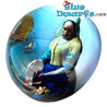 The Milkmaid Circular Paper Weight - Johannes Vermeer Art Collection - Parastone - 8 x 3,5 cm