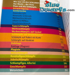 Catalogue des Schtroumpfs – avec estimation de valeur – en allemand – année 2000