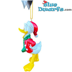 Donald Duck in kerstoutfit – Mickey & Friends – Disney 3D Kerstboomornament – Kunsthars – 9,5 × 5,5 cm