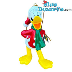 Donald Duck in kerstoutfit – Mickey & Friends – Disney 3D Kerstboomornament – Kunsthars – 9,5 × 5,5 cm