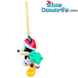 Mickey Mouse with a candy cane – Mickey & Friends – Disney Christmas 3D Tree Ornament – Polyresin – 9 x 6 cm