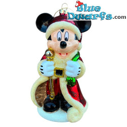 Mickey als de Kerstman – Mickey & Friends – Disney Glazen Kerstboomornament– 18 x 9,5 cm
