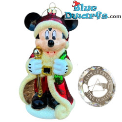 Mickey als de Kerstman – Mickey & Friends – Disney Glazen Kerstboomornament– 18 x 9,5 cm