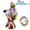 Mickey with a Pile of Presents – Mickey & Friends – Disney Christmas Glass Tree Ornament – 18 x 9,5 cm
