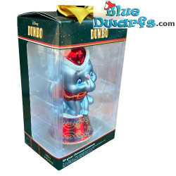 Shiny Dumbo with Christmas Hat – Disney Christmas Glass Tree Ornament – 15 cm