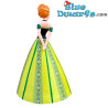 Anna from Frozen with green dress - Disney Princess  Figurine - Bullyland - 9,5cm