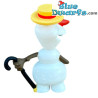 Olaf il pupazzo di neve con bastone da passeggio e cappello - Frozen Figurina - Bullyland Disney - 5cm