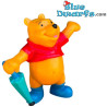 Disney Figurine - Winnie the Pooh with umbrella  - 7cm