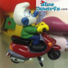 40253: Motor Scooter Smurf red (Supersmurf/ MIB)