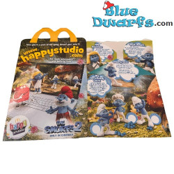 Mc Donalds Happy Meal England - Schlumpfhaus - 2013