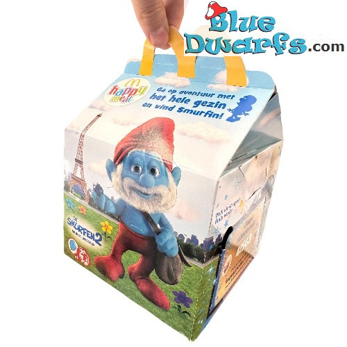 Mc Donalds Happy Meal - scatola -  dei puffo - 2013