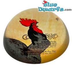 Cocorico Briefbeschwerer Runder - Alexandre Steinlen Kunstkollektion - Parastone - 8 x 3,5 cm