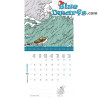 2027 Desktop Calendar Tintin along the water - Tintinimaginatio - 21 x 12,5 cm