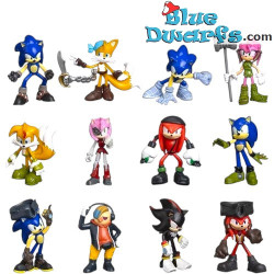 8 figurines surprise Sonic sélectionnées au hasard - Figurines Sonic the Hedgehog - Sega - 11 x 15 cm