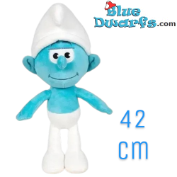 Der namenlose Schlumpf – Plüschfigur Die Schlümpfe – Film-Merchandise Die Schlümpfe – Giochi Preziosi – 42 cm