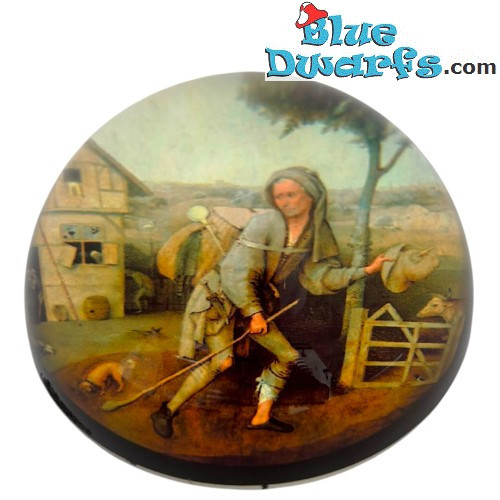 Kreisförmiger Briefbeschwerer Der verlorene Sohn - Jheronimus Bosch Kunstsammlung - Parastone - 8 x 3,5 cm