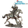 Samurai Warrior Mounted on Horseback - Samurai in Combat Statues Collection - Bronze Art - Parastone - 25 cm