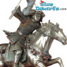 Guerrero Samurái a Caballo - Colección Estatuas de Samuráis en Combate - Arte en Bronce - Parastone - 25 cm