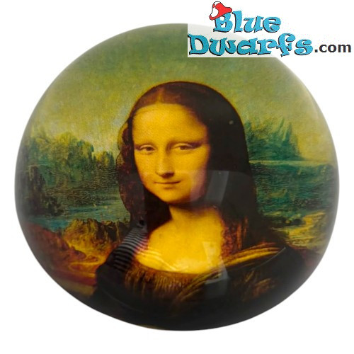 La Mona Lisa - Pisapapeles - Colección de Arte Leonardo da Vinci - Parastone - 8 x 3,5 cm