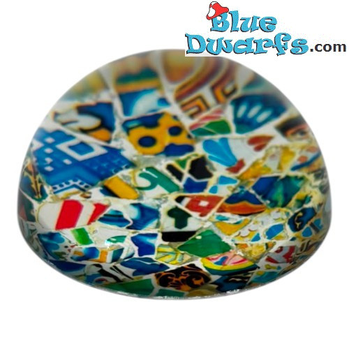 Mosaic Paperweight - Antoni Gaudí Art Collection - Parastone - 8 x 3,5 cm